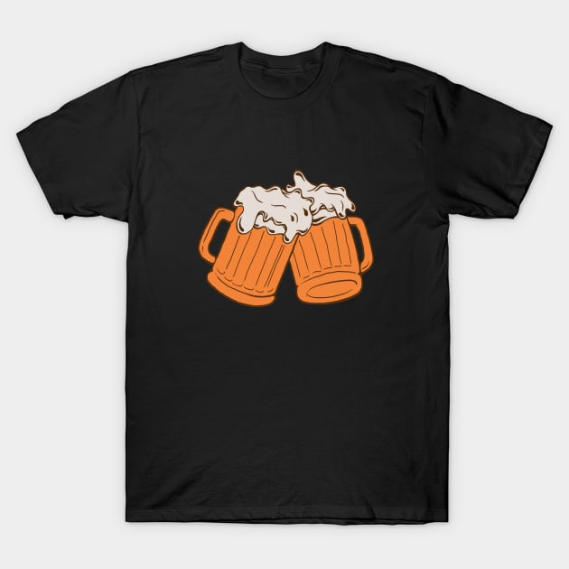 Beer Cheerrss T-Shirt by GS